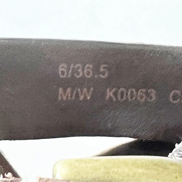 Kork Ease‎ Bronze Velvet Chunky Heel Sandals Women’s Size 6 Boho Sundance 70s - Picture 4 of 10